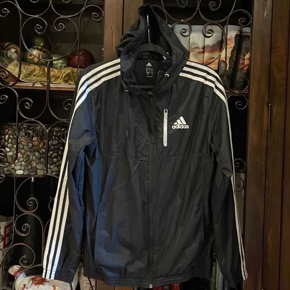Adidas windbreaker/jacket with hood
